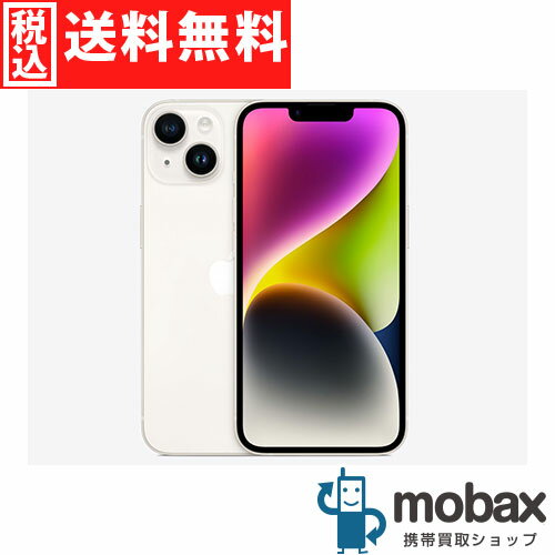 ◆ポイントUP◆《国内版SIMフリー》【新品未開封品（未使用）】 iPhone 14 128GB　[スターライト]　MPUQ3J/A 白ロム Apple 6.1インチ（SIMフリー）