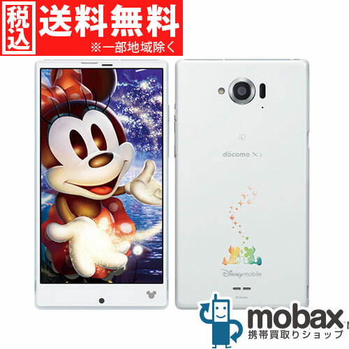 ◆ポイントUP◆※△判定 【新品未使用】Disney Mobile on docomo SH-02G [スパークリング　ホワイト]☆白ロム☆