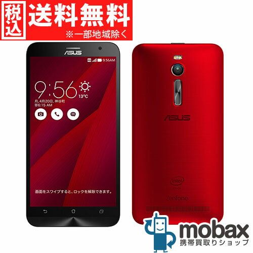 ◆ポイントUP◆《国内版SIMフリー》※保証書未記入【新品未使用】ASUS ZenFone 2　ZE551ML（4GB/64GB） [レッド] ZE551ML-RD64S4　白ロム