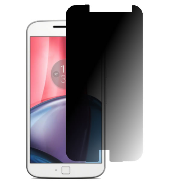 Motorola Moto G4 Plus (SIMフリー) 用【 4way のぞき見防止 プライバシー保護 】 液晶 保護 フィルム ★ モトローラ モト ジーフォー プラス