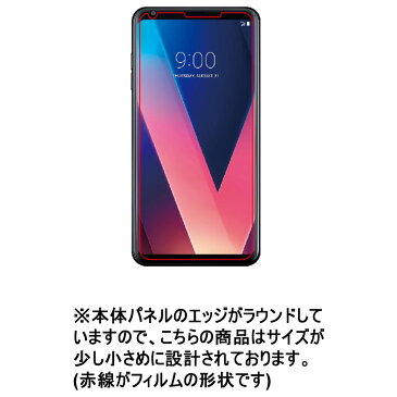 LGエレクトロニクス V30+ L-01K docomo 用 【4way のぞき見防止 プライバシー保護】液晶保護フィルム ★ スマホ スマートフォン Android 携帯電話 液晶 画面 保護 フィルム シート 保護フィルム 保護シート