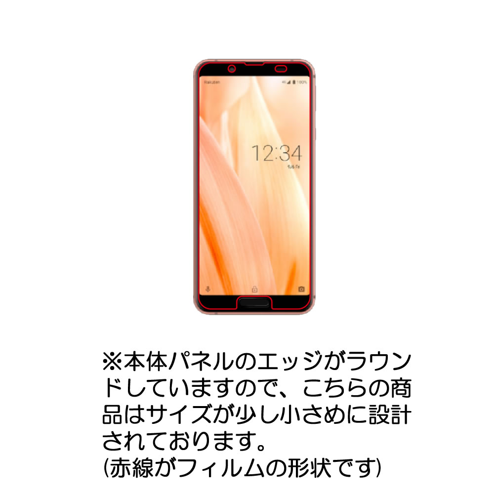 【2枚セット】AQUOS sense3 lite SH-RM12 用【 清潔 目に優しい アンチグレア ブルーライトカット タイプ 】液晶 保護 フィルム ★ アクオス センススリー ライト