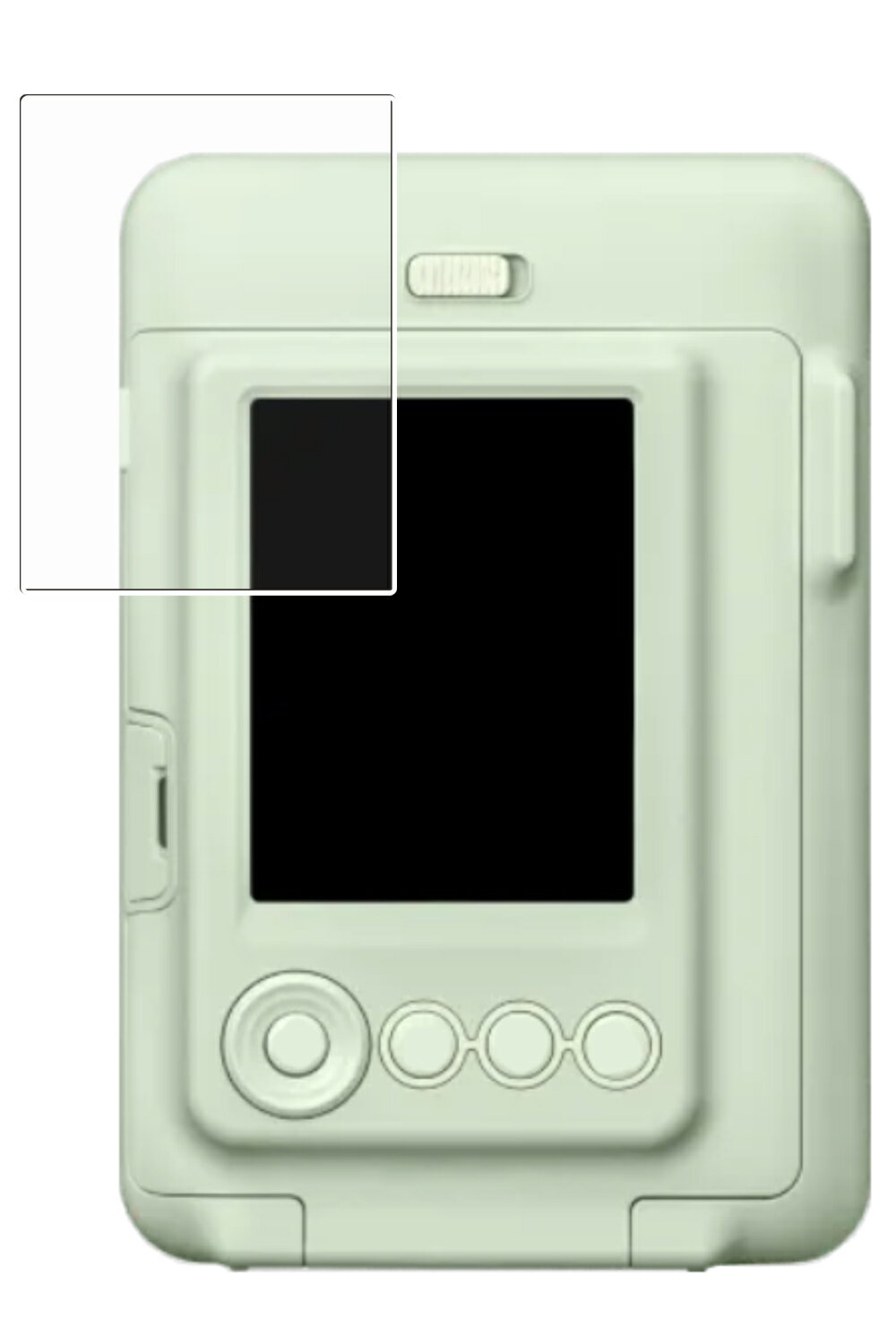 Fujifilm instax mini LiPlay 用【 高硬度 ブルーライトカット クリア 】液晶 保護 フィルム 傷に強い！ ★ デジカメ デジタルカメラ カメラ 液晶 画面 保護 フィルム シート 保護フィルム 保護シート