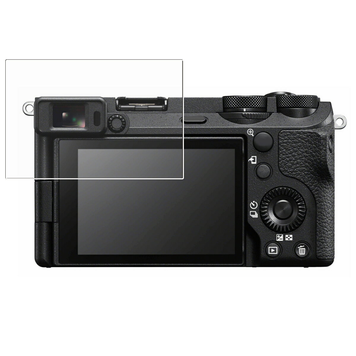 Sony α6700 ILCE-6700 用 防指紋 クリア タイプ 液晶 保護 フィルム ★ ソニー アルファ