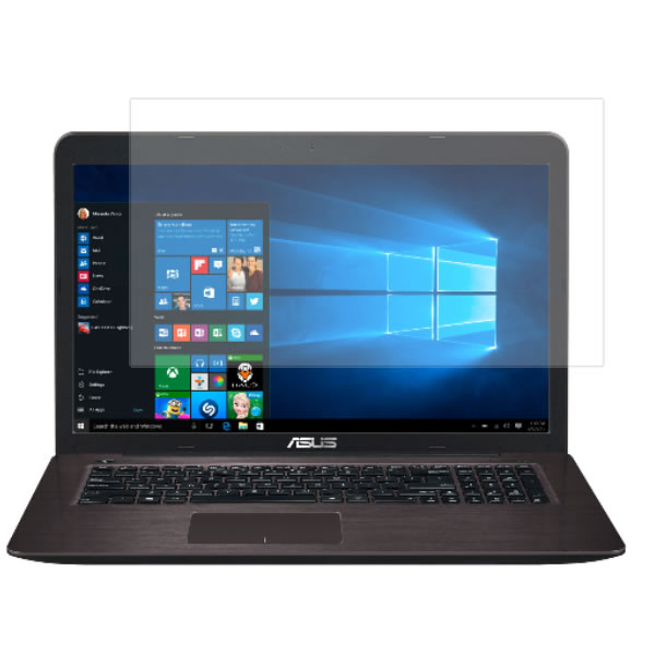 Asus Xシリーズ X756UA 2016年2月モデル 17.3インチ 用 [N40L]【 防指紋 クリア タイプ 】 液晶 保護 フィルム ★ エイスース エックス