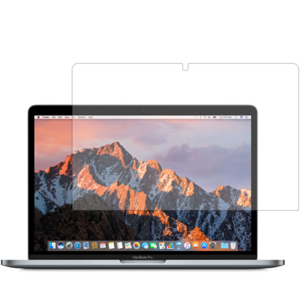 Apple MacBook Pro 13インチ タッチバー搭載＆非搭載 2016年モデル 用  液晶 保護 フィルム 強化 ガラスフィルム と 同等の 高硬度9H ★ アップル マックブック プロ Touch Bar