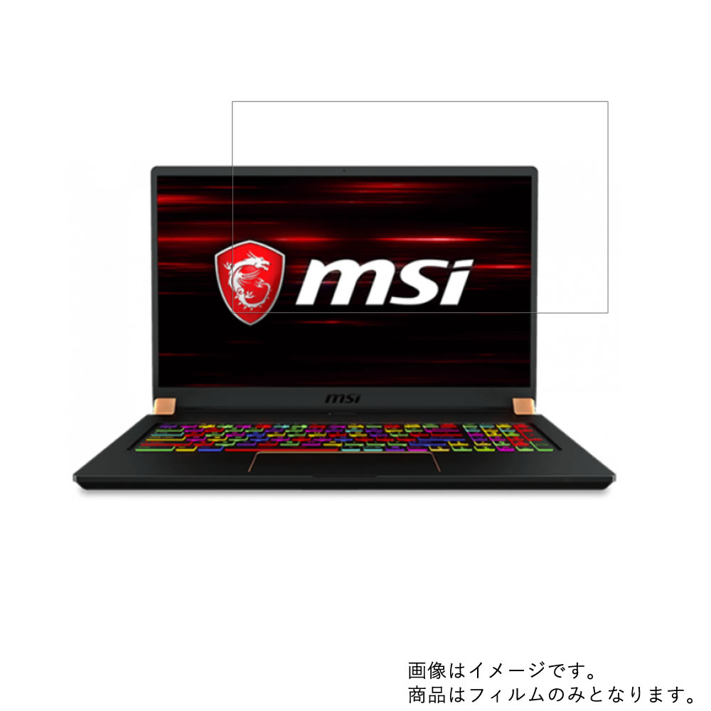 【2枚セット】MSI GS75 Stealth GS75-9SE-401JP 2019年5月モデル 用 [N40L]【 高硬度 ブルーライトカット クリア 】液晶 保護 フィルム 傷に強い！ ★ エムエスアイ ジーエス ステルス