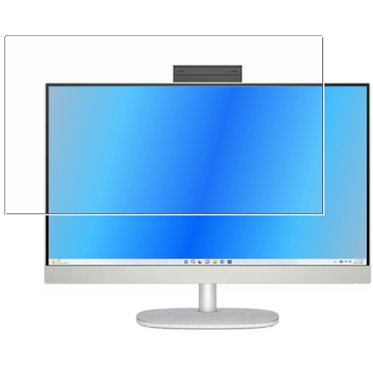 【商品は保護フィルムのみ】 HP All-in-One 24-cr 24-cr0000 24-cr1000 2023/24年モデル 用 [DP] 超撥水 すべすべ 抗菌 抗ウイルス クリア タイプ 液晶 保護 フィルム ★ エイチピー