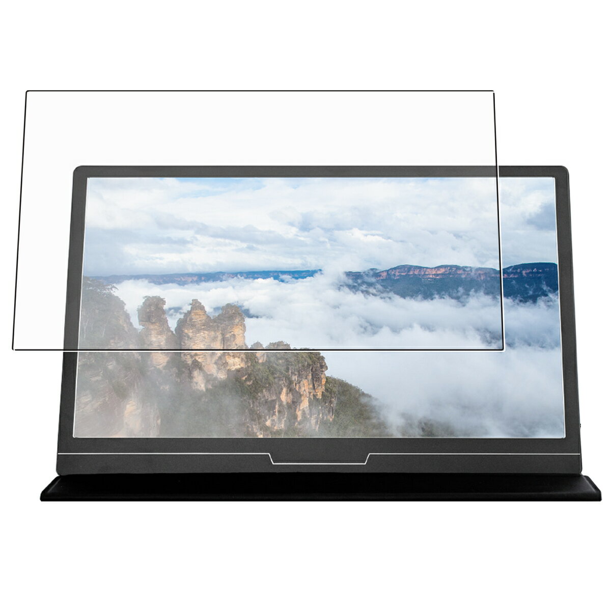 【2枚セット】グリーンハウス GH-CLCU13A-BK 用 [N30] 安心の5大機能 衝撃吸収 ブルーライト カット 液晶 保護 フィルム 反射防止 抗菌 気泡レス ★ GREEN HOUSE
