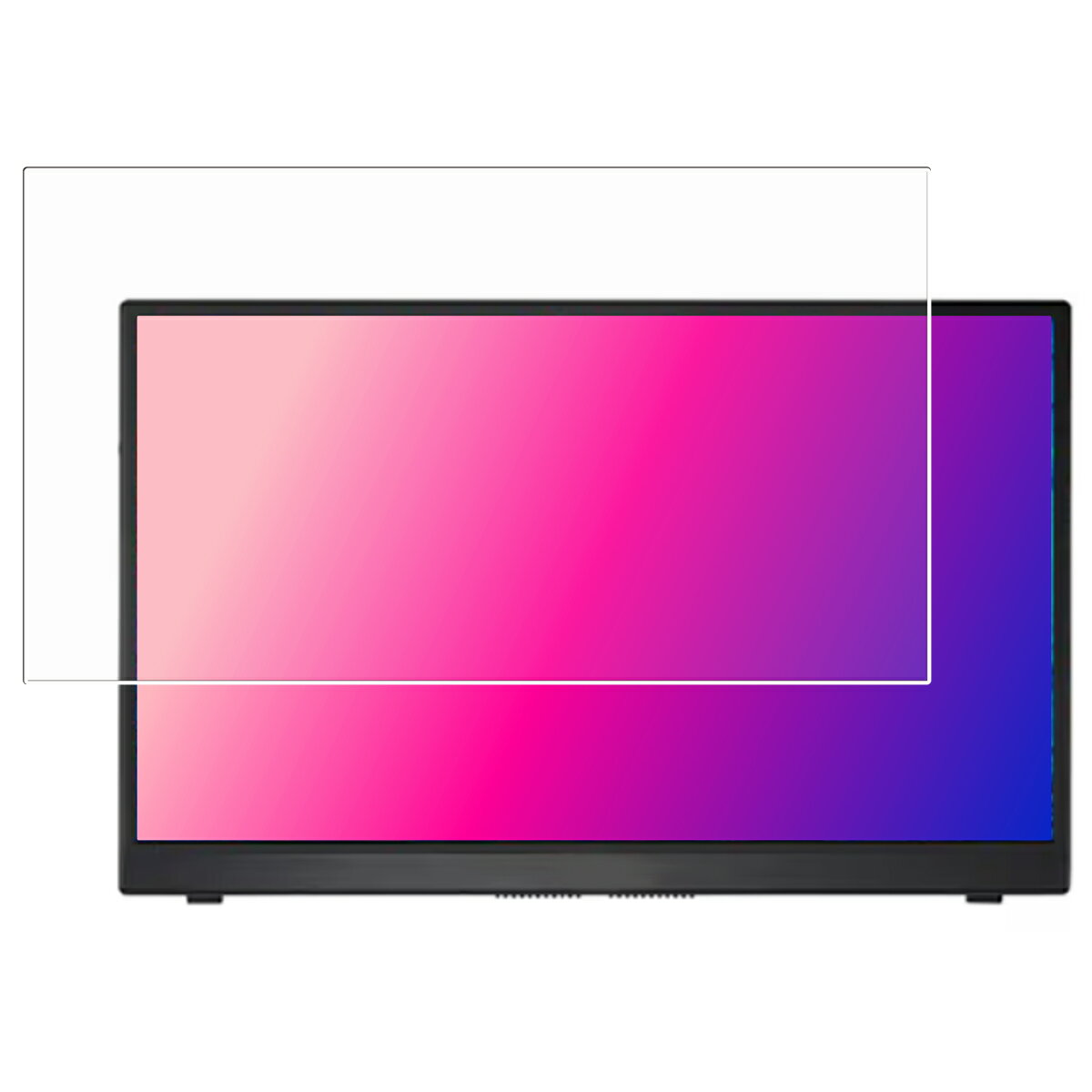 【2枚セット】ASUS ProArt PA148CTV 用 [N35] 抗菌 抗ウイルス 防指紋 クリア 液晶 保護 フィルム ★ エイスース プロアート
