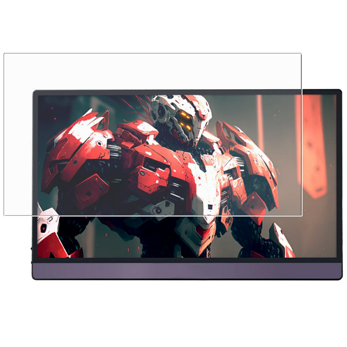 【2枚セット】JAPANNEXT JN-MD-156IPS144FHDR 用 [N40] 高機能 反射防止 スムースタッチ 抗菌 液晶 保護 フィルム ★ ジャパンネクスト