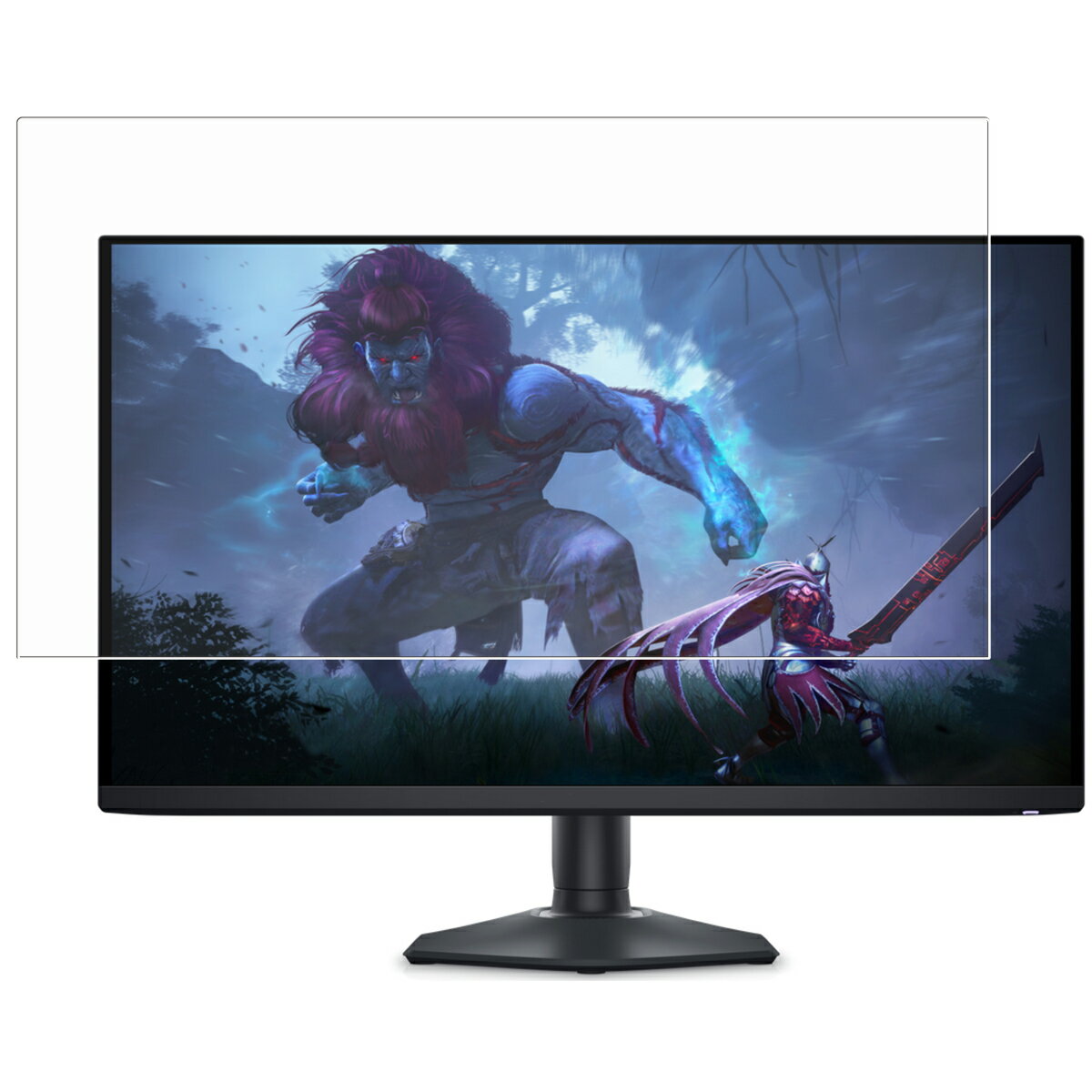 【商品は保護フィルムのみ】 Dell QD-OLED AW2725DF / AW2725DF-R 用 [DP] 抗菌 抗ウイルス 防指紋 クリア 液晶 保護 フィルム ★ デル