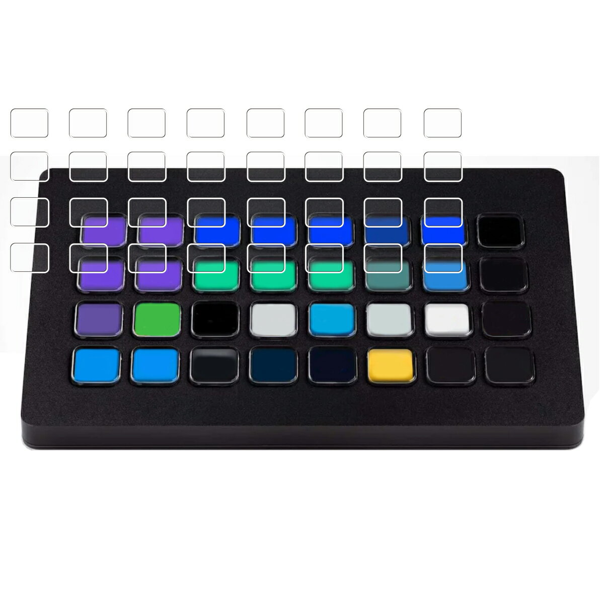 Elgato Stream Deck XL 用 高硬度 9H クリア タイプ 液晶 保護 フィルム ★ 強化 ガラスフィルム と同等の 高硬度9H エルガト ストリーム デッキ デック エックスエル