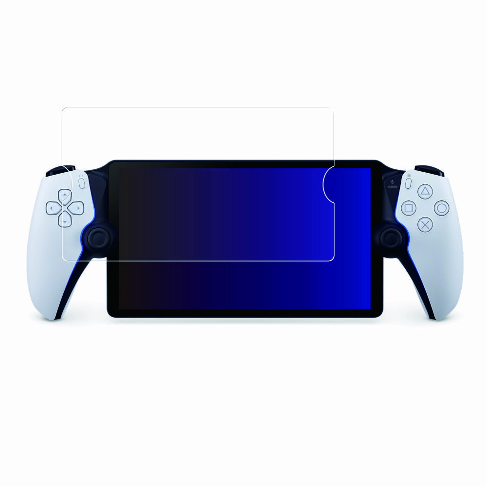 【2枚セット】PlayStation Portal リモートプレーヤー 用 [7] 高硬度 9H ブルーライトカット クリア 液晶 保護 フィルム ★ 強化 ガラスフィルム と同等の 高硬度9H フィルム ソニー SONY PlayStation 5