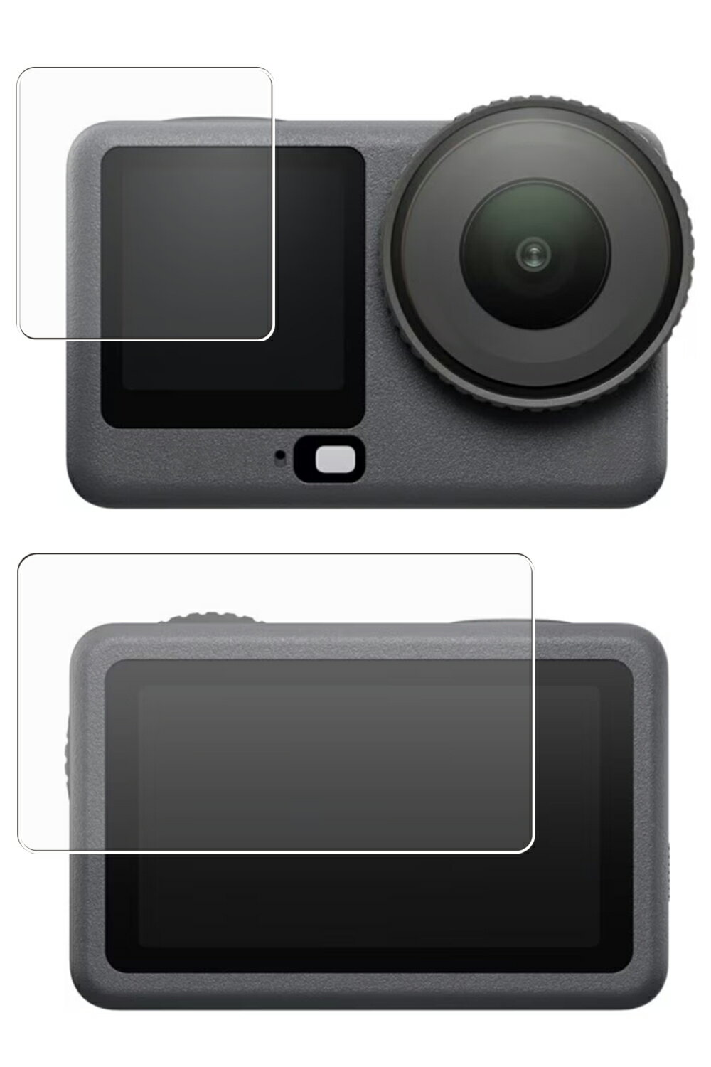 DJI Osmo Action 6 用 高機能 反射防止 スムースタッチ 抗菌 液晶 保護 フィルム ★ ディージェイアイ オズモ アクション シックス