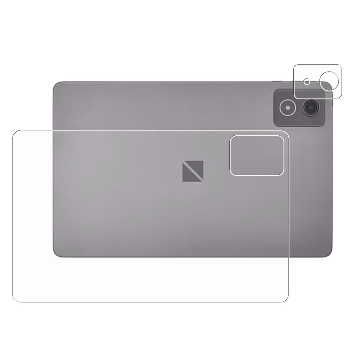 NEC LAVIE Tab T11 T1175/JAS TAB11/203 用 [10] 抗菌 抗ウイルス 防指紋 クリア 背面 保護 フィルム ★ エヌイーシー ラヴィ タブ ティーイレブン