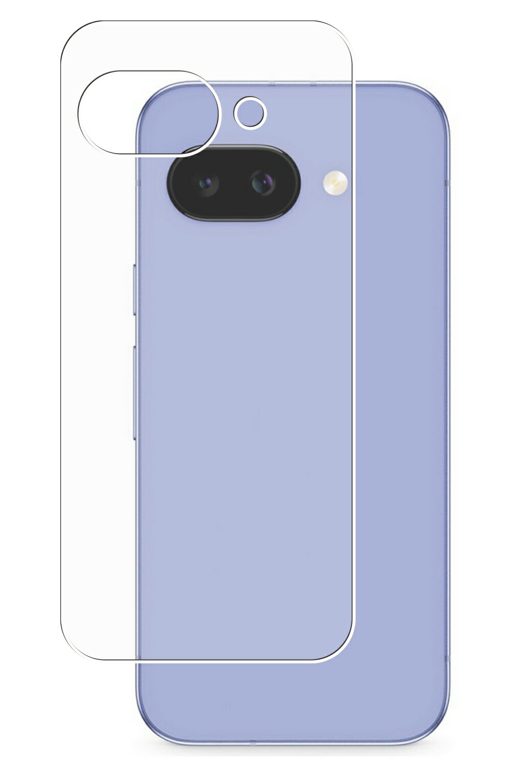 Liquid Crystal Protector - 【2枚セット】Google Pixel 9a 用 高機能 反射防止 スムースタッチ 抗菌 背面 保護 フィルム ★ グーグル ピクセル ナインエー