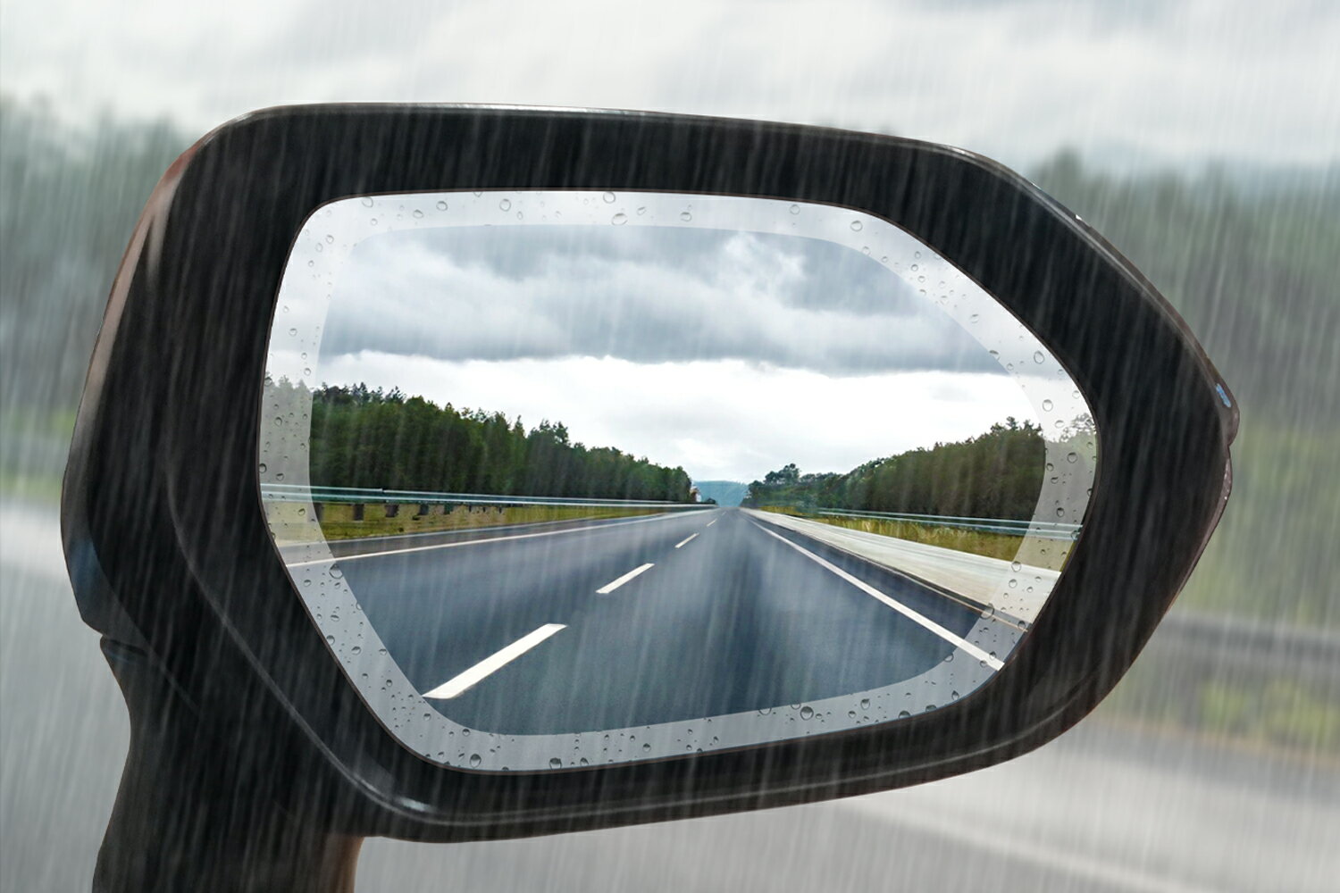 [2枚セット] 日本製 トヨタ 新型 カローラツーリング 2022年モデル対応 親水 フィルム ドアミラー サイ..