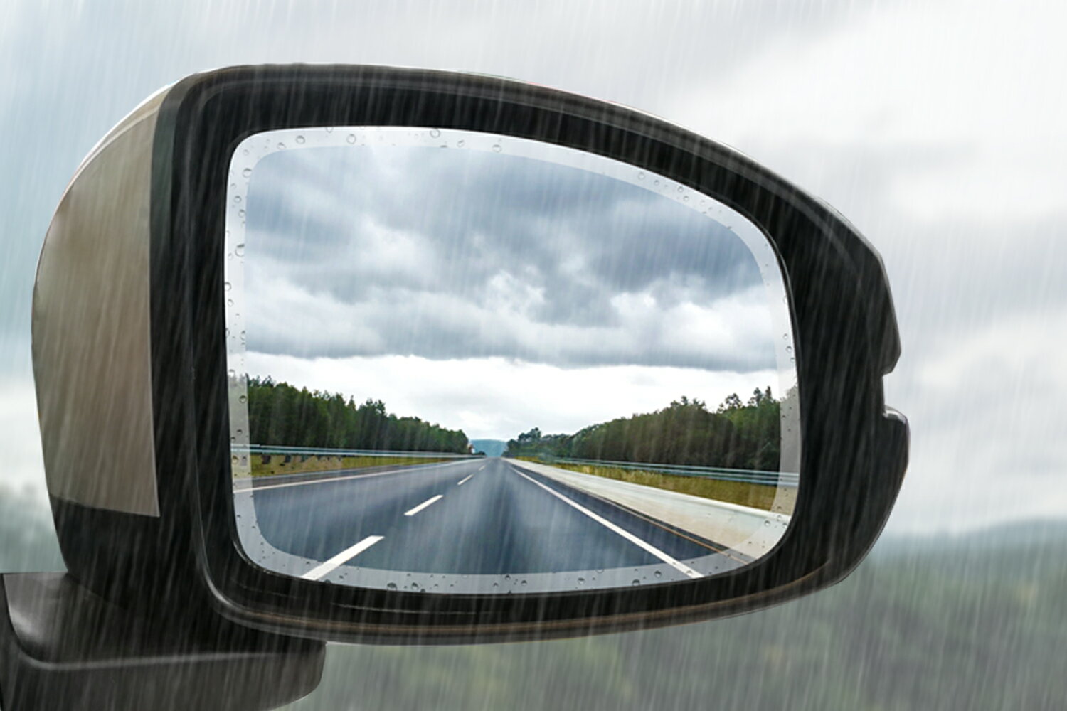 [2枚セット] 日本製 HONDA FREED＋（ホンダ フリードプラス） 2023年モデル対応 親水 フィルム ドアミラー サイドミラー 車用 防曇 フィルム [専用形状タイプ] 保護 シート フィルム 傷防止(2)