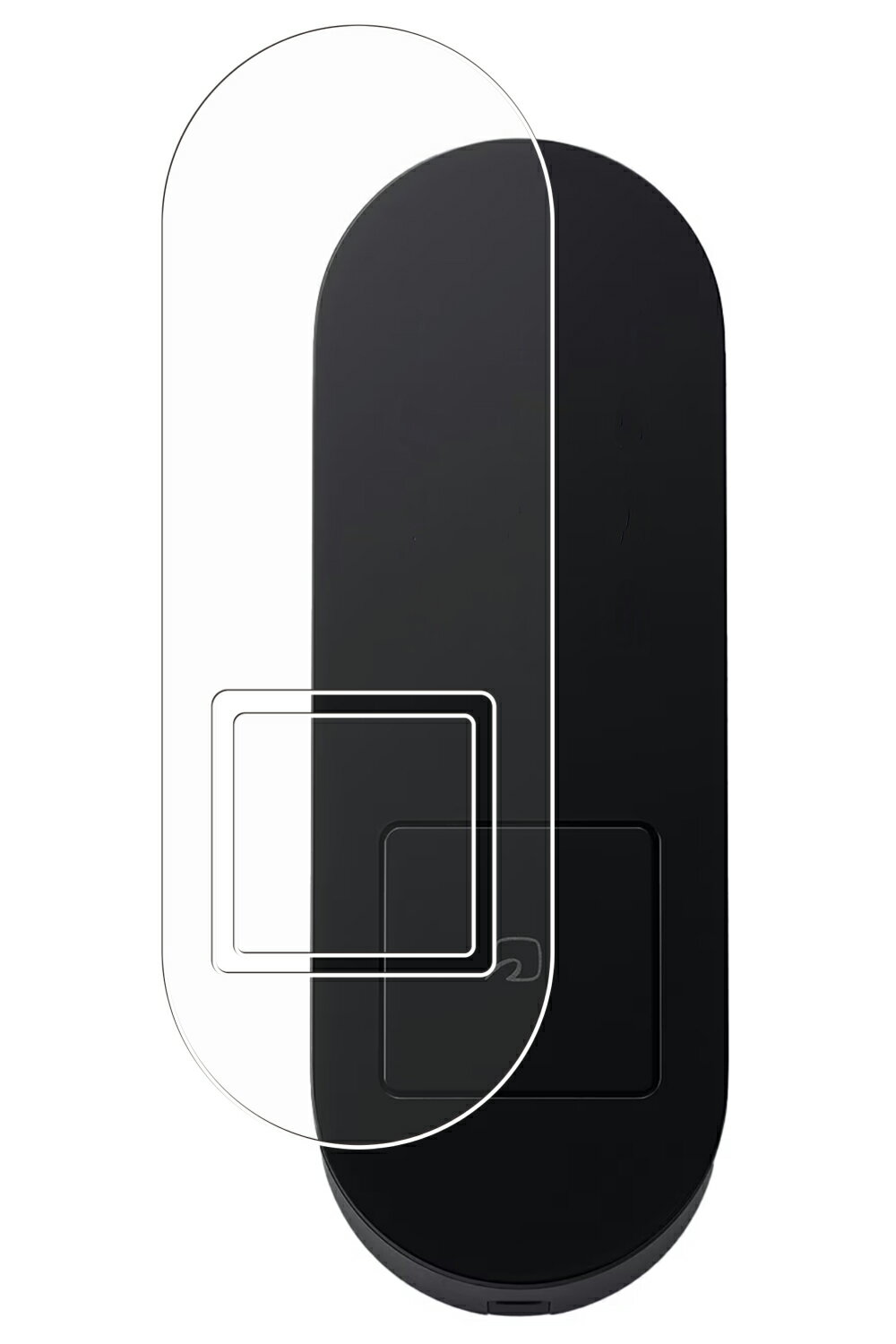 【2枚セット】Qrio Pad 用 抗菌 抗ウイルス 防指紋 クリア 液晶 保護 フィルム ★ キュリオ パッド
