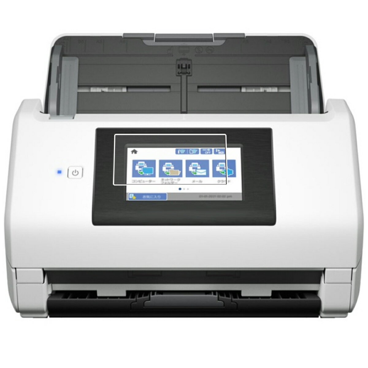 EPSON DS-790WN 用 防指紋 クリア タイプ 液晶 保護 フィルム ★ エプソン