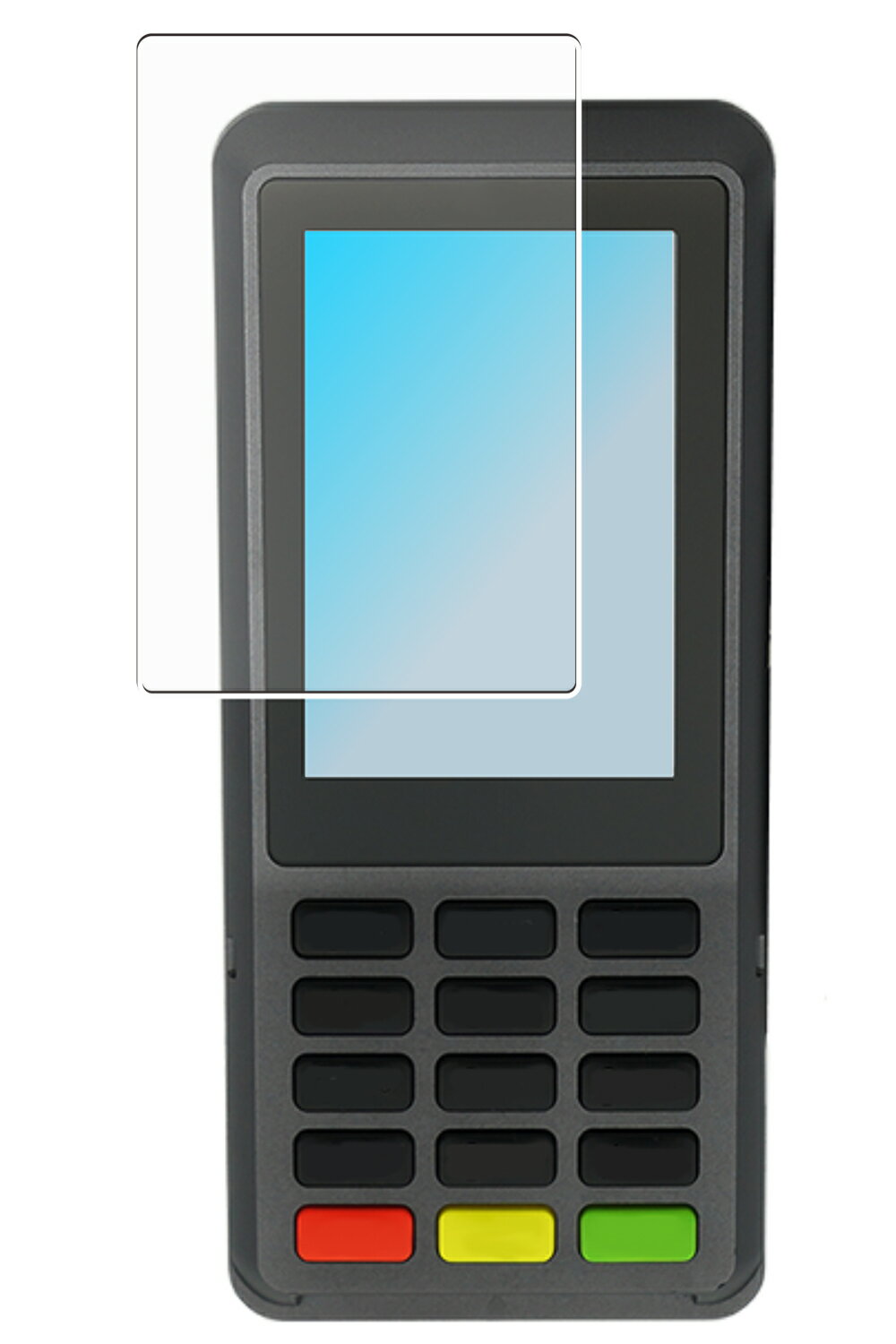 Verifone P400 用 清潔 目に優しい アンチグレア ブルーライト カット タイプ 液晶 保護 フィルム ★ ベリフォン