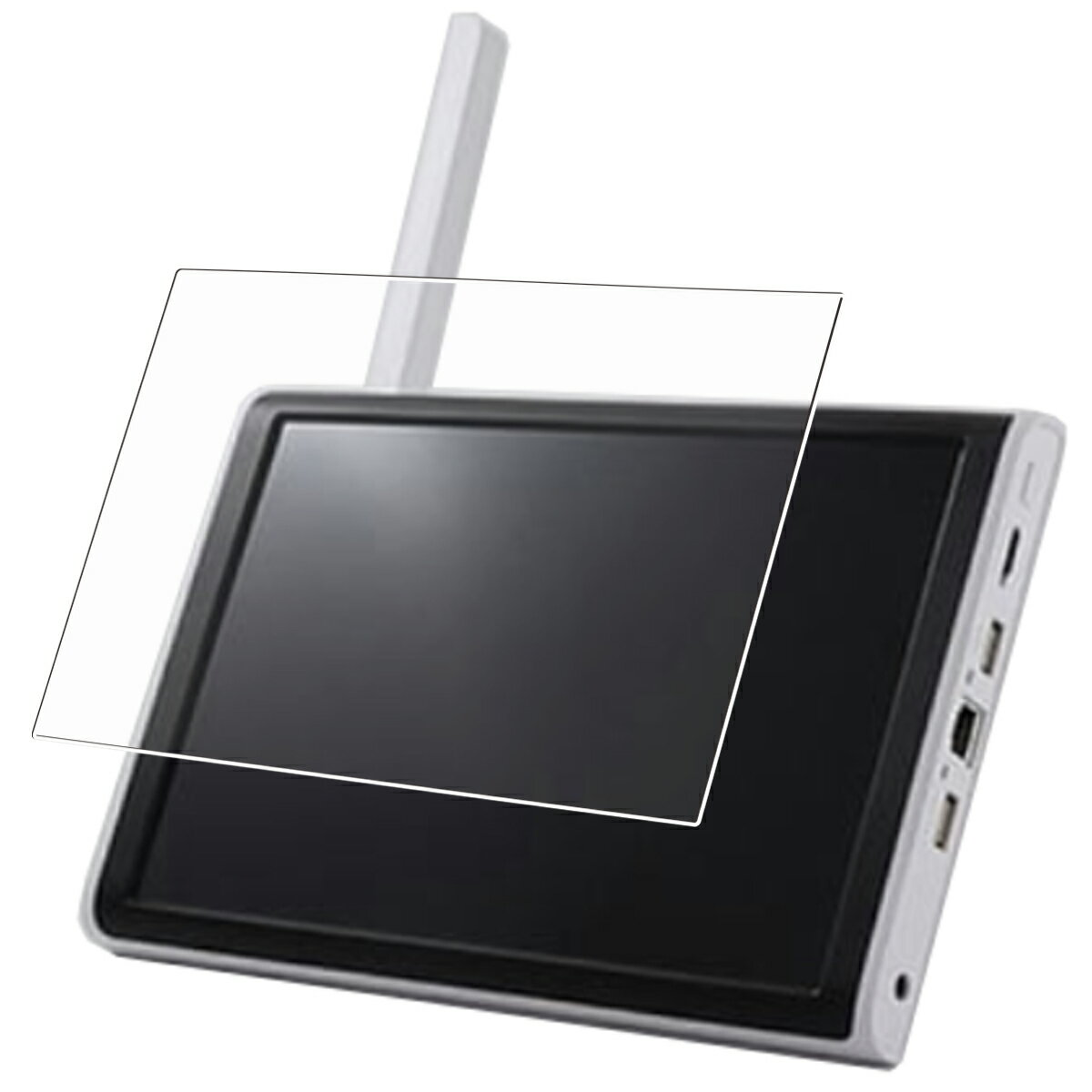 【2枚セット】NSK NS-AI2120WRMS / NS-AI2110WRMS モニター 用 [8] 抗菌 抗ウイルス 防指紋 クリア 液晶 保護 フィルム ★ 日本セキュリティ