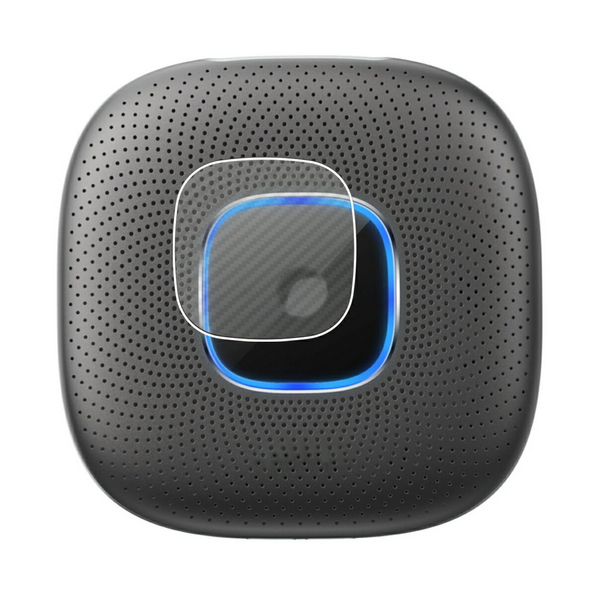 【スーパーSALE 半額 50%OFF】anker PowerConf A3301011 用 カーボン調 クリア 保護フィルム ★ アンカー パワーコンフ
