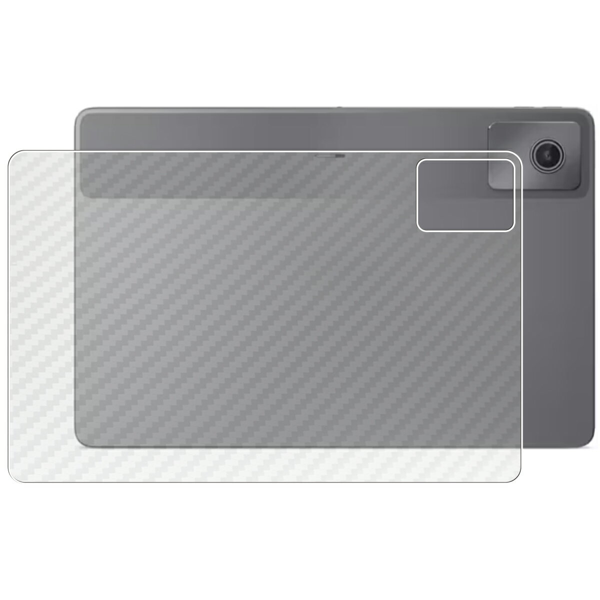乐天商城 - Lenovo Chromebook Duet Gen 9 2024年モデル 用 [10] カーボン調 クリア 天板 保護 フィルム ★ レノボ クロームブック デュエット ジェン ナイン