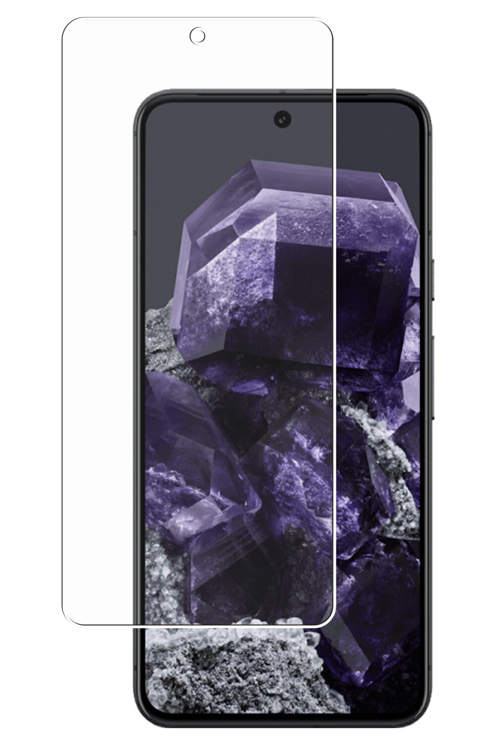 Google Pixel 8 用 抗菌 抗ウイルス 防指紋 クリア 液晶 保護 フィルム ★ グーグル ピクセル エイト