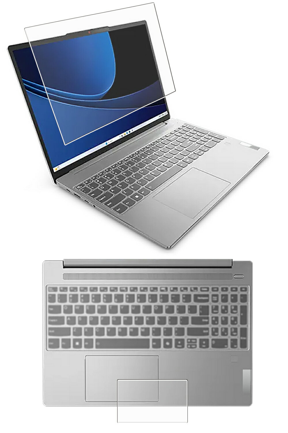  Lenovo IdeaPad Slim 5i Gen 9 2024年モデル 用  高機能 反射防止 スムースタッチ 抗菌 液晶 保護 フィルム ★ レノボ アイデアパッド スリム ファイブアイ ジェン ナイン