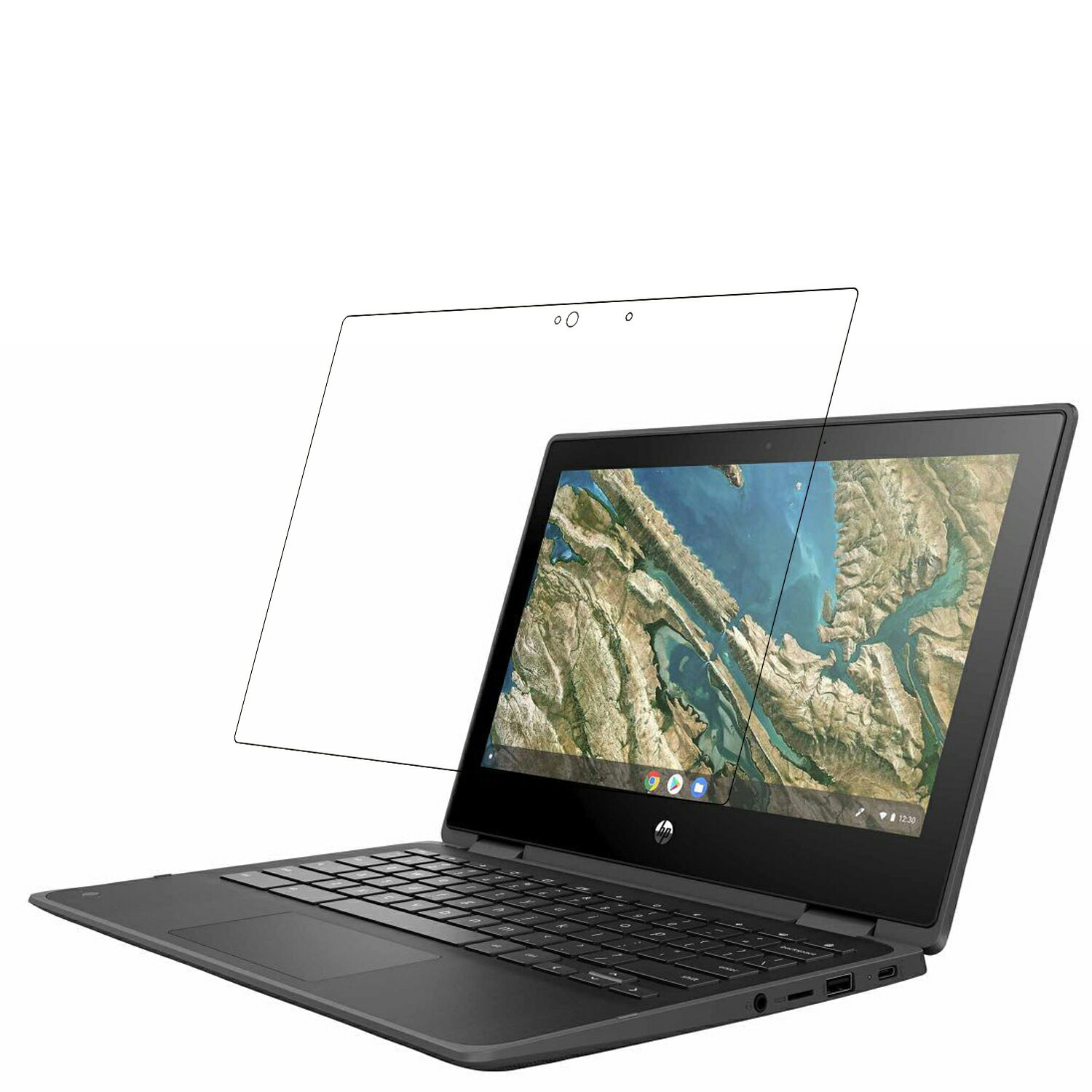【スーパーSALE 30%OFF】HP Chromebook x360 11 G3 EE 用 [N30]【 抗菌 抗ウイルス 防指紋 】液晶 保護 フィルム ★ エイチピー クロームブック