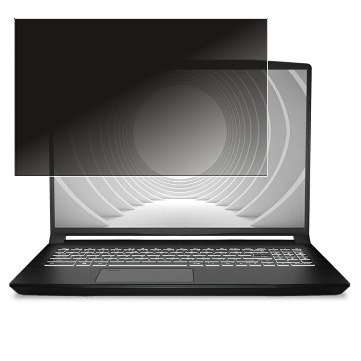 【着脱式】 MSI CreatorPro M16 A12U 2022/2023年モデル 用 [N40] 用 2way プライバシー保護 フィルター 着脱タイプ ★ エムエスアイ クリエイタープロ(2)