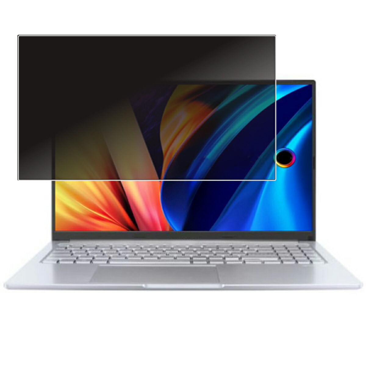 【2枚セット】【着脱式】 ASUS Vivobook 15X OLED M1503 X1503 2022年モデル 用 [N40] 用 2way プライバシー保護 フィルター 着脱タイプ ★ エイスース ビボブック フィフティーンエックス オーレッド