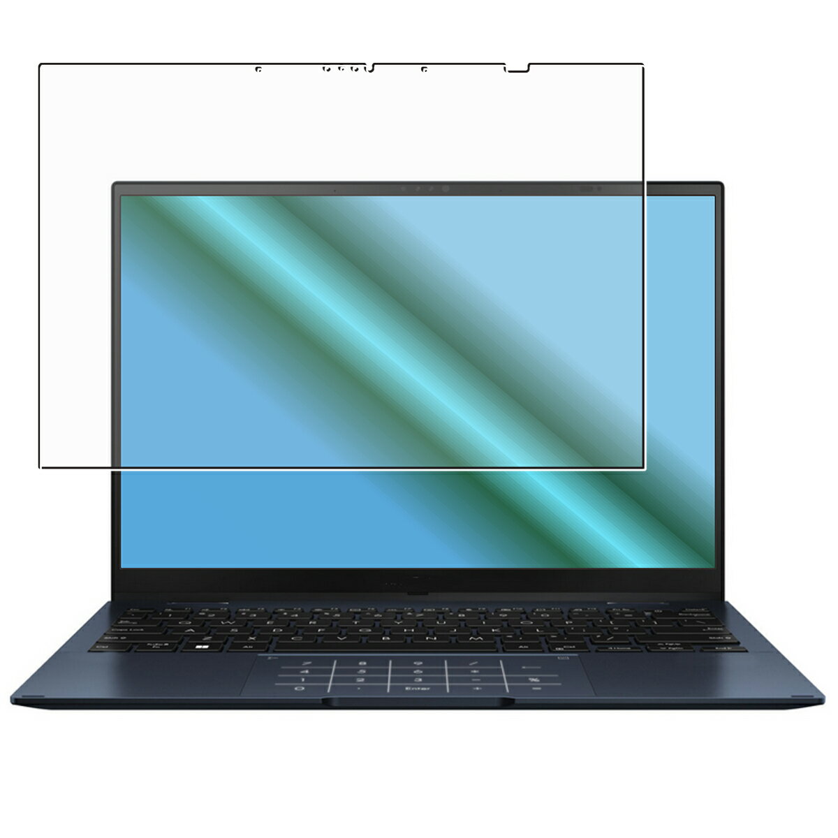 ASUS Zenbook S Flip 13 OLED UP5302ZA 2022ǯǥ  [N35] ޥå ȿ㸺  վ ݸ ե   ֥å  եå ƥ å