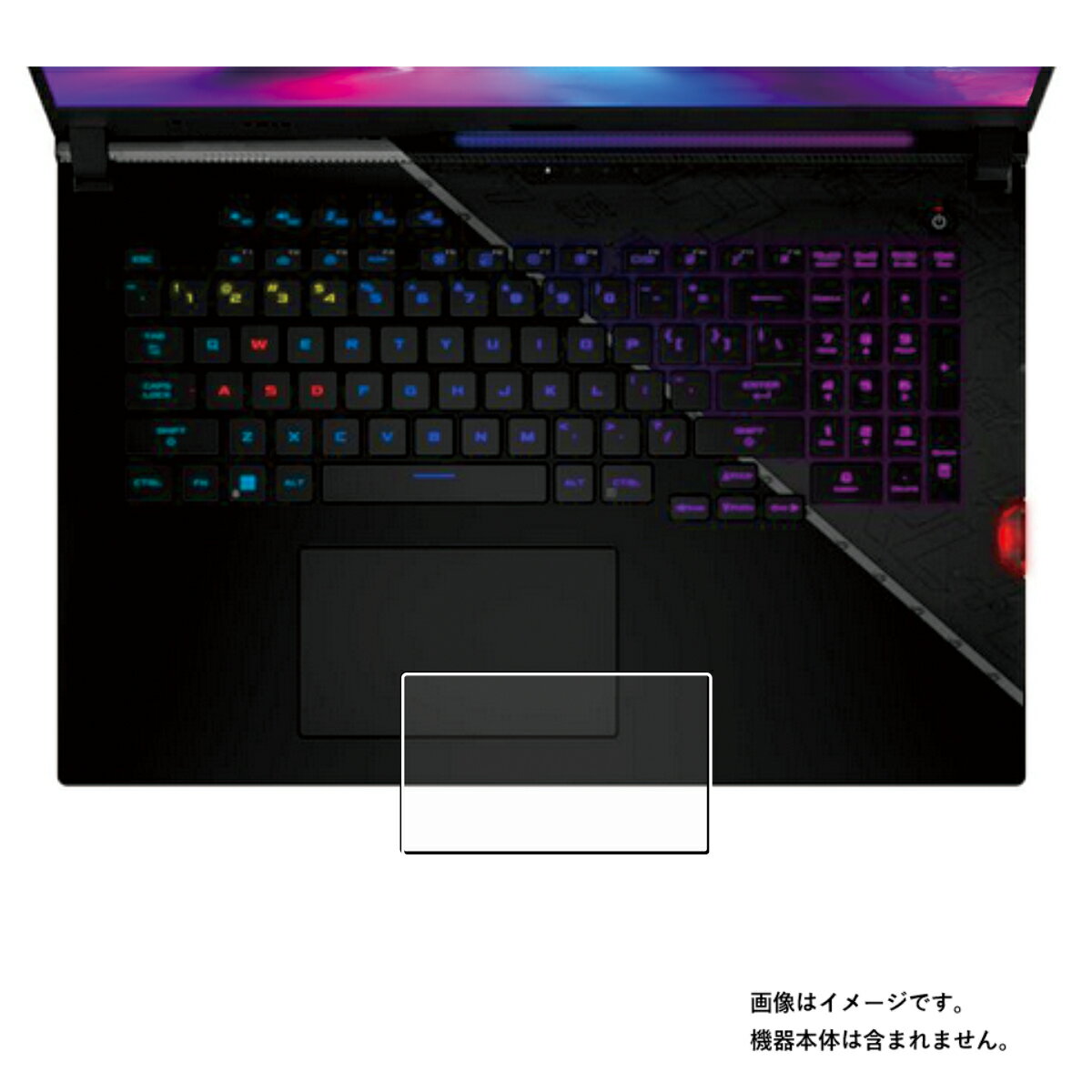 【スーパーSALE 半額 50％OFF】ASUS ROG Strix Scar 17 (2022) G733 用 防指紋 クリア タイプ タッチパ..
