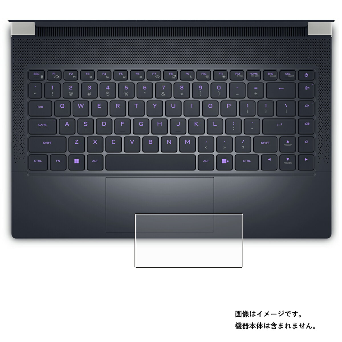 Dell ALIENWARE X14 r1 2022年モデル 用【 マット 梨地 】 タッチパッド 専用 保護フィルム ★ DELL エイリアンウェア トラックパッド