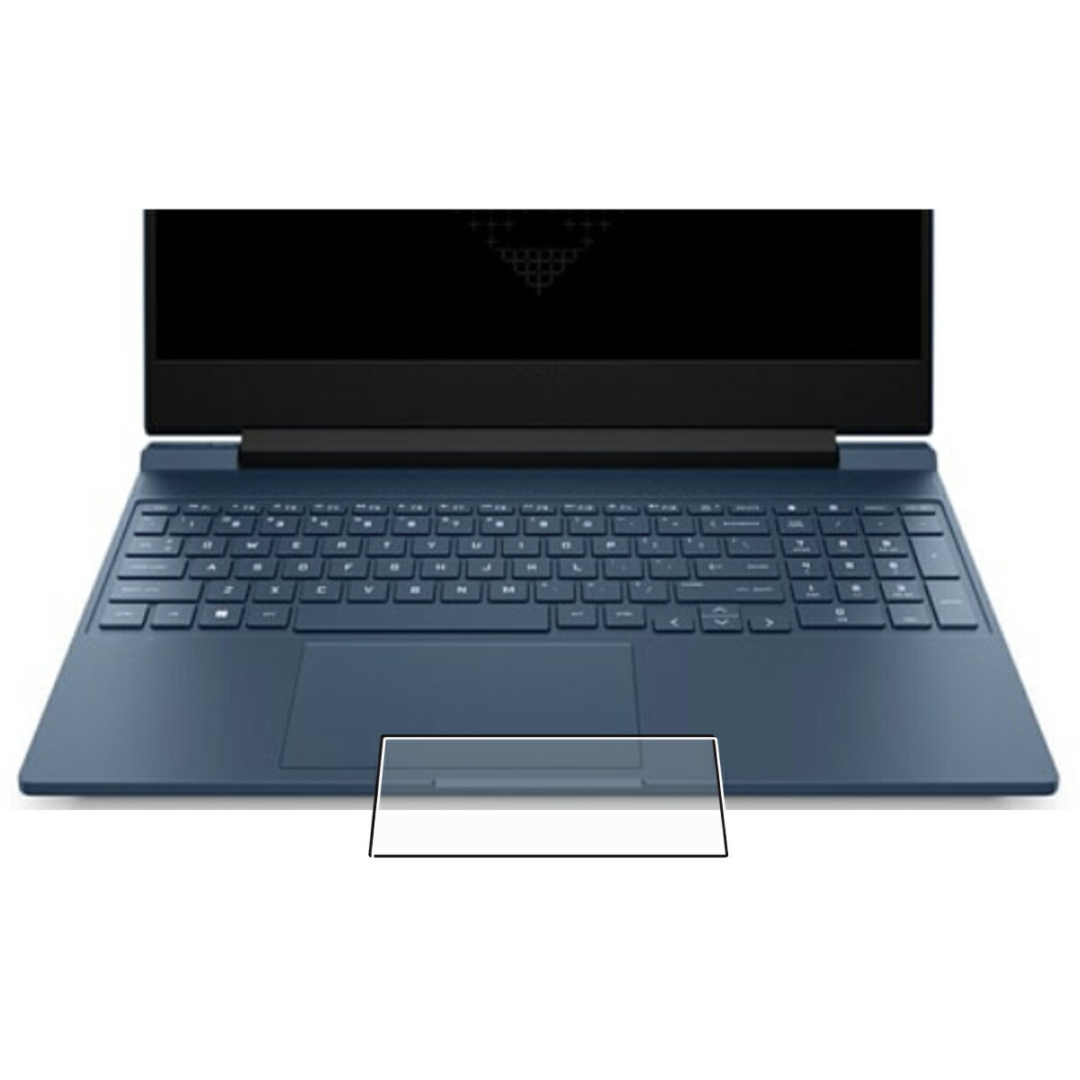 【2枚セット】HP Victus Gaming Laptop15-fa0000 2022年モデル 用 抗菌 抗ウイルス 反射防止 タッチパッド 専用 保護 フィルム ★ エイチピー ビクタス ゲーミング ラップトップ トラックパッド