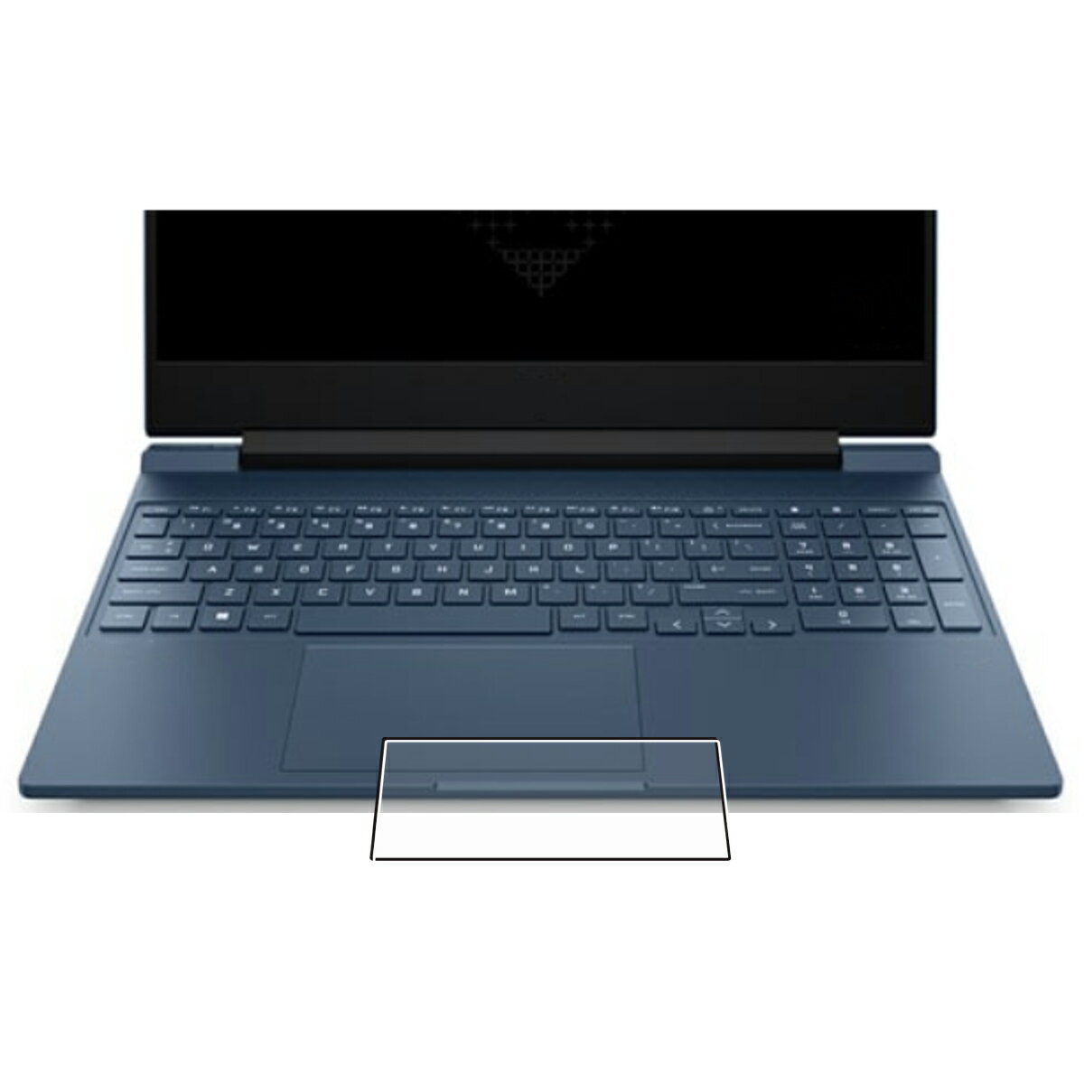 HP Victus Gaming Laptop15-fa0000 2022年モデル 用 防指紋 クリア タイプ タッチパッド 専用 保護 フィルム ★ エイチピー ビクタス ゲーミング ラップトップ トラックパッド