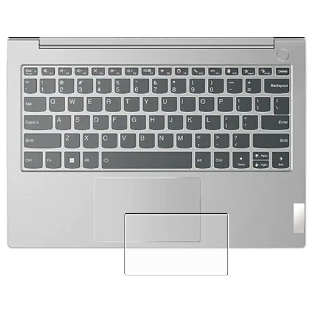 Lenovo ThinkBook 13s Gen 4 用 高硬度 9H アンチグレア タイプ タッチパッド 専用 保護 フィルム ★ レノボ シンクパッド サーティーン..