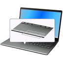 Fujitsu FMV LIFEBOOK MH55/H1 MH75/H1 用 抗菌 抗ウイルス 防指紋 クリア タッチパッド 専用 保護 フィルム ★ フジツウ エフエムブイ ライフブック トラックパッド(2)