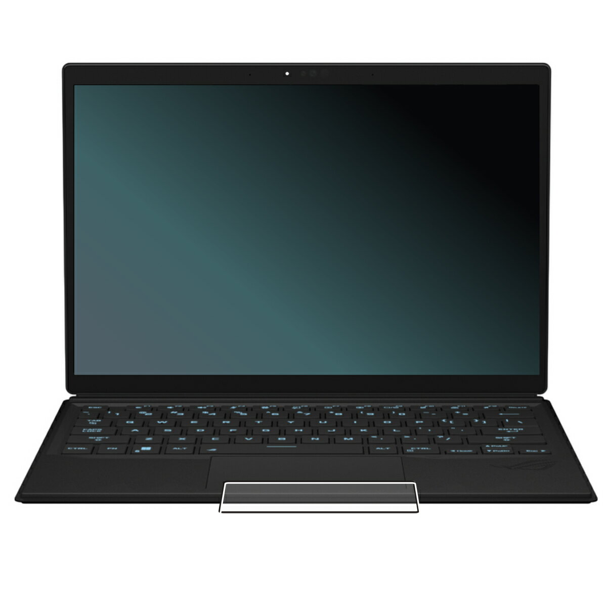 【2枚セット】ASUS ROG Flow Z13 (2023) GZ301 用 抗菌 抗ウイルス 反射防止 タッチパッド 専用 保護 フィルム ★ エイスース アールオージー フロー ゼットサーティーン トラックパッド