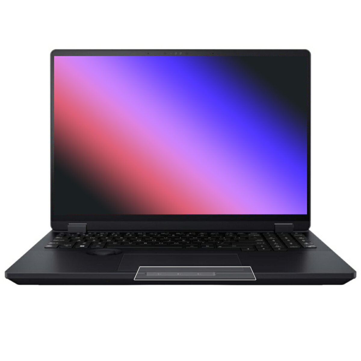 【2枚セット】ASUS ProArt Studiobook 16 OLED H7604 2023年モデル 用 マット 反射低減 タイプ タッチパッド 専用 保護 フィルム ★ トラックパッド エイスース プロアート スタジオブック シックスティーン オーレッド