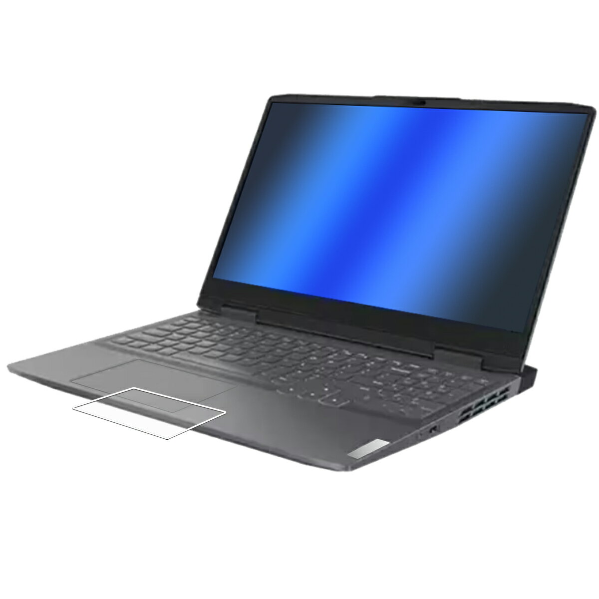 【2枚セット】Lenovo LOQ 15IRH8 15.6型 2023年モデル 用【 マット 梨地 】 タッチパッド 専用 保護フィルム ★ タッチパッド スライドパッド トラックパッド レノボ