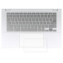 【2枚セット】ASUS Chromebook Plus CX34 CX3402 用 抗菌 抗ウイルス 防指紋 クリア タッチパッド 専用 保護 フィルム ★ トラックパッド エイスース クロームブック プラス(2)