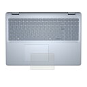 【2枚セット】Dell Inspiron 16 5640 2024年モデル 用 カーボン調 クリア タッチパッド 専用 保護 フィルム ★ トラックパッド デル インスパイロン シックスティーン(2)