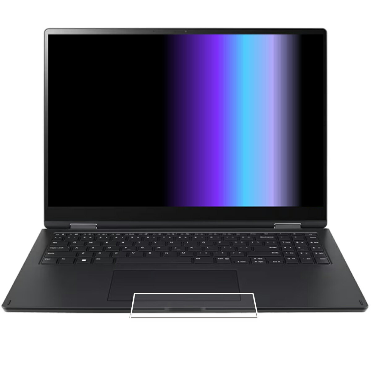 LG gram Pro 2in1 16T90SP 2024年モデル 用 抗菌 抗ウイルス 防指紋 クリア タッチパッド 専用 保護 フィルム ★ トラックパッド エルジー エレクトロニクス グラム プロ