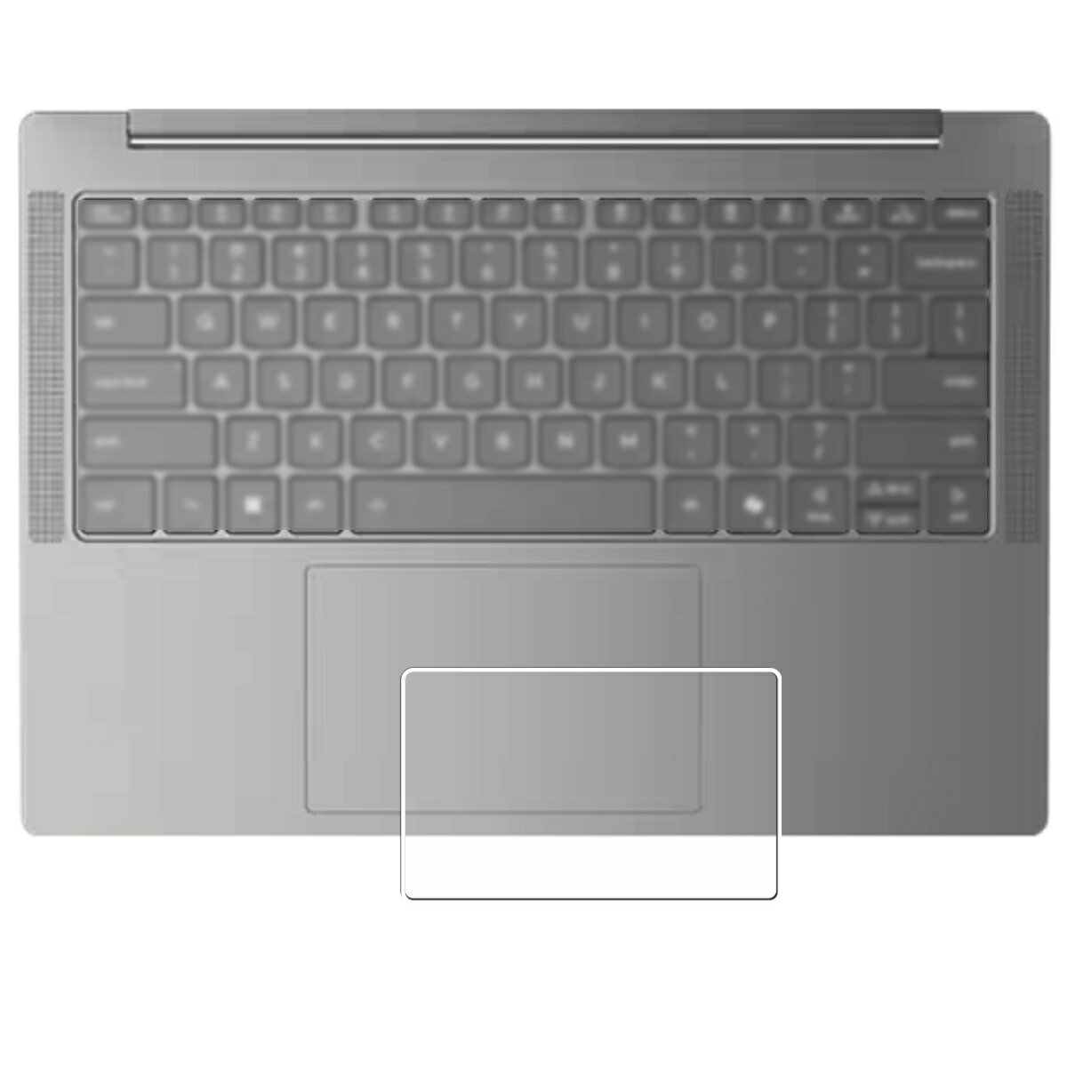 Lenovo IdeaPad Slim 5 Gen 10 14型 2025年モデル 用 抗菌 抗ウイルス 防指紋 クリア タッチパッド 専用 保護 フィルム ★ トラックパッド レノボ アイデアパッド スリム ファイブ ジェン テン