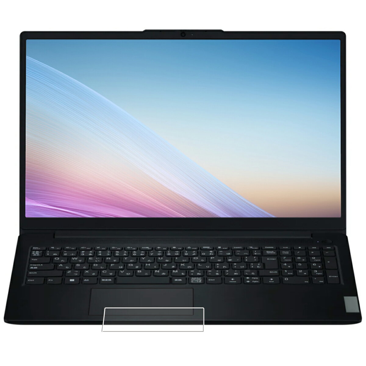 【2枚セット】NEC LAVIE PC-N1555GAB2 2025年10月モデル 用 超撥水 すべすべ 抗菌 抗ウイルス クリア タイプ タッチパッド 専用 保護 フィルム ★ トラックパッド