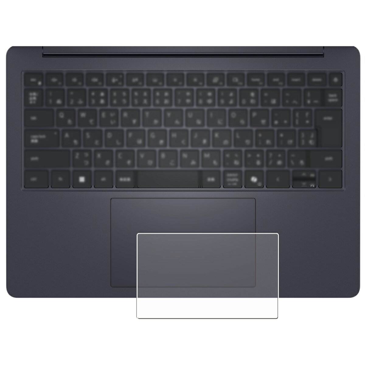 Dell 14S DS14260 DS14265 2026年モデル 用【 マット 梨地 】 タッチパッド 専用 保護フィルム ★ タッチパッド スライドパッド トラックパッド デル フォーティーンエス